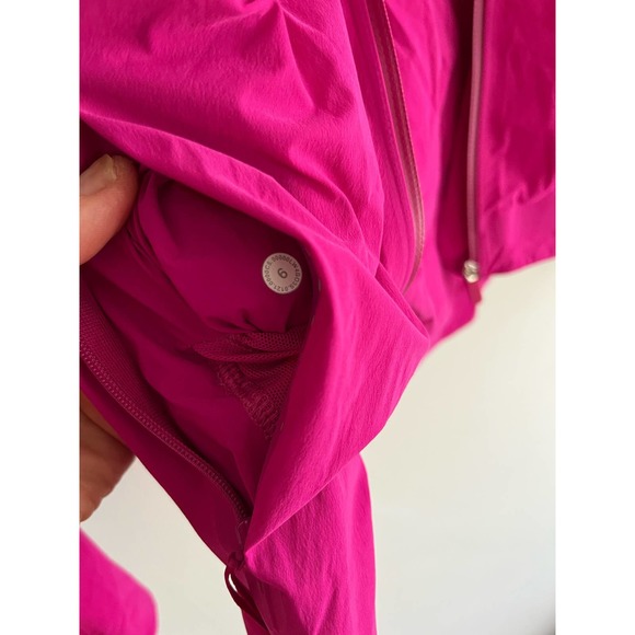 Lululemon | Fast and Free Windbreaker Jacket | Ripened Raspberry Pink | Sz 6 - Picture 8 of 9